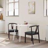  Stolac za blagovanje 2 pcs Svijetlosmeđa i crna | shoptok.hr