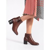 Sergio Leone Brown heeled boots cene