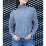 Gemre Grey loose-fitting turtleneck Lukana | Shoptok.si