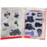  Metalni motor za sastavljanje 1:14 DIY - crno/plavi | Shoptok.si