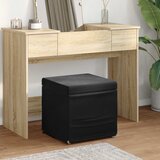  Stolica Crna 41 x 41 x 40 cm Svileni i Fino Radeći Drvo | shoptok.hr