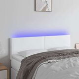  Posteljno vzglavje belo 144x5x78/88 cm umetno usnje, (20953157) | Shoptok.si