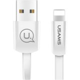 Usams U2 FLAT KABEL ZA LIGHTNING 1.2M ZA IPHONE 5/6/7/8/X BEL, (21980522) | Shoptok.si