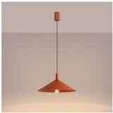 Sollux Opečnato oranžna jeklena viseča svetilka ø 40 cm Zylo – | Shoptok.si