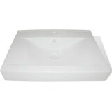  Keramični umivalnik pravokoten bel z odprtino za pipo 60x46 cm, (21409210) | Shoptok.si