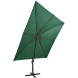  Vrtni senčnik z LED lučkami zelen 300 cm, (20729161) | Shoptok.si