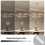  Brilagi-LED prigušiva luster na sajli TWISTER LED/105W/230V prečnik 100 cm zlatan + daljinski upravljač | Eponuda.com