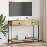  Konzolna stolica s ladicama Umjetnički hrast 100 x 34,5 x 75 cm | Eponuda.ba