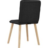 vidaXL Blagovaonske stolice 6 kom crne od tkanine | shoptok.hr