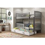 BestBed POGRAD KUBUS 2 200X90 Z DODATNIM LEIEM (VE BARV) - GRAFIT-Bela Cene