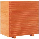 Vrtno cvetlično korito voščeno rjavo 70x40x72 cm trdna borovina | Shoptok.si