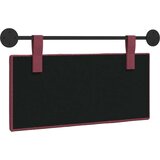  Držeće uzglavlje Zidne Vinova crvena 90 x 55 x 5 cm tkanina - boja crnog vina 80 cm bez LED | shoptok.hr