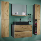 MID.YOU Kopalnica Lendas Xl, Antracit, Medeni Hrast | Shoptok.si