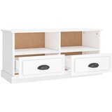 TV ormarić sjajni bijeli 93x35,5x45 cm od konstruiranog drva | Eponuda.ba