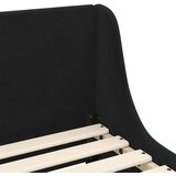 Krevet za djecu s uzglavljem Crna 80 x 200 cm Baršun | Eponuda.com