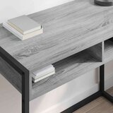  Stol s pohranom Siva Sonoma 100 x 50 x 75 cm Konstruirano drvo | shoptok.hr