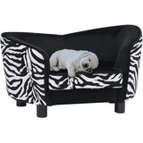 vidaXL Sofa za pse crna 68 x 38 x 38 cm plišana Cijene