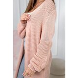 Kesi Long cardigan light powder pink | shoptok.hr