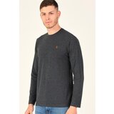 Dewberry T8588 BIKE COLLAR MEN'S SWEATSHIRT-DARK ANTHRACIC | shoptok.hr