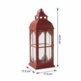 Dekorativna lanterna REDY 42 cm crvena | Eponuda.com