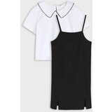 Sinsay Set: Haljina i bluza s ukrasnim ovratnikom | shoptok.hr