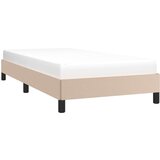  Posteljni okvir kapučino 90x200 cm umetno usnje, (20726150) | Shoptok.si