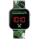 Peers Hardy Grup Dječiji digitalni LED sat Minecraft, Zeleni