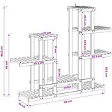  Stalak za biljke Prirodna 118 x 25 x 96,5 cm | shoptok.hr