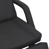 Kozmetička stolica od umjetne kože crna 180 x 62 x 78 cm | shoptok.hr