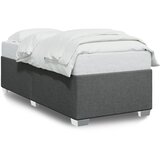 The Living Store Posteljni okvir temno siv 90x200 cm blago - Posteljni Okvir, (21528839) | Shoptok.si