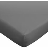 Bianca Temno siva napenjalna rjuha iz egiptovskega bombaža 90x190 cm – | Shoptok.si