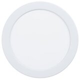 Eglo Fueva 5 ugradbena led, 10,5w, 1350lm, prečnik 166, ip44, bela/čelik/plastika | Eponuda.com