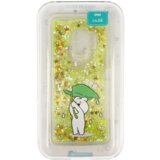 Onasi silikonski ovitek teddy z zelenimi bleščicami za samsung galaxy S9 G960 - prozoren | Shoptok.si