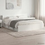  Okvir kreveta s pohranom Bijela 180 x 200 cm Konstruirano drvo | shoptok.hr
