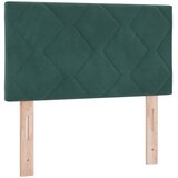  Podesivi krevet s madracem Tamnozelena 80 x 200 cm Baršun | shoptok.hr