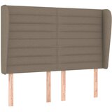  Uzglavlje s ušima smeđesivo 147x23x118/128 cm od tkanine | shoptok.hr