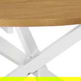  Blagovaonski stol bijeli 120 x 75 cm MDF | shoptok.hr