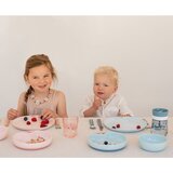Mepal Svetlo zelen/srebrn otroški jedilni pribor iz nerjavečega jekla 3 ks Little farm – | Shoptok.si
