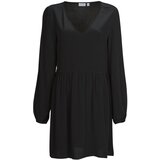 Vila Kratke obleke VIFINI L/S SHORT DRESS Črna | Shoptok.si
