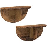  Polica na zidu Zidne 2 pcs Staro drvo 48 x 24 x 24 cm | shoptok.hr