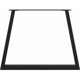  Noge za blagovaonski stol V-oblika 2 kom Crne 100 x (72-73,3) cm Čelik | Eponuda.com