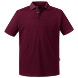 RUSSELL Burgundy Men's Polo Shirt Pure Organic | shoptok.hr