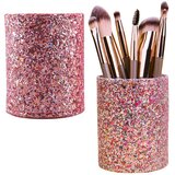 Posuda za kistove i pribor, ružičasta s glitterom Cijene