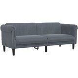 Maison Chic kavč - Sofa - Kanape trosed temno siva žamet, (21726436) Cene