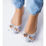 Gemre Gray ballet flats adorned with a bow Harlingen | shoptok.hr