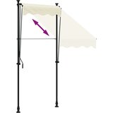  Tenda na uvlačenje krem 100 x 150 cm od tkanine i čelika | shoptok.hr