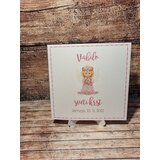  Vabilo za krst z angelčkom in sliko otroka, roza REK 04-1 | Shoptok.si