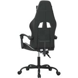 vidaXL Gaming stol črno in belo umetno usnje, (21378090) | Shoptok.si