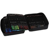 Ikonka Ikona KX2957 set profesionalnih lesenih barvic 120 barv – 3 mm jedro, radirka, šilček in torbica | Shoptok.si
