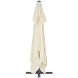 vidaXL Previsni senčnik z aluminijastim drogom 400x300 cm peščen | Shoptok.si
